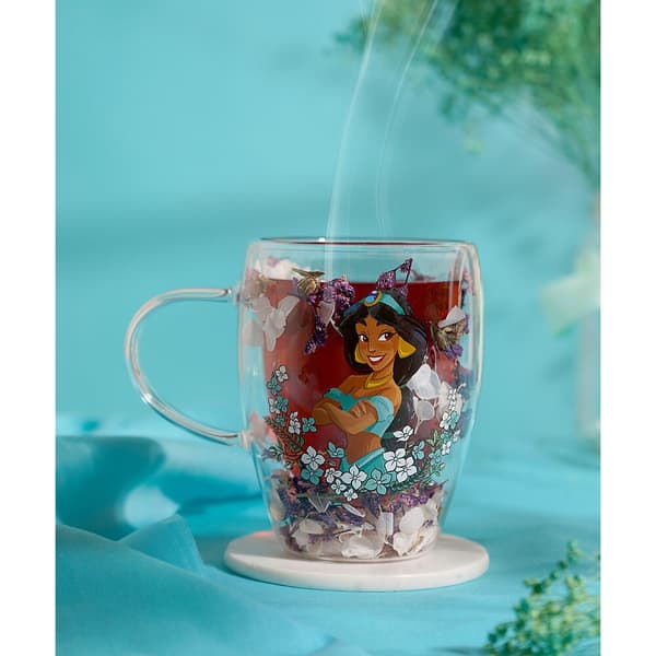Disney Princess Jasmine blommig dekorativ glasmugg