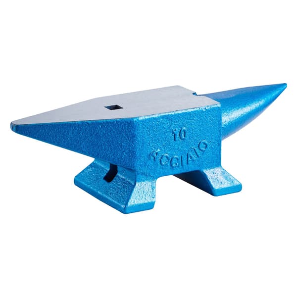 10,5 kg stålsmedsstäd, enkelhorn, robust hål