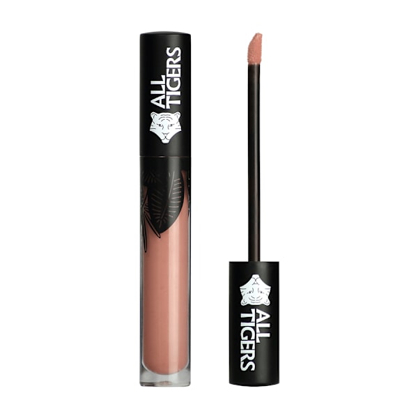 All Tigers, Natural & Vegan, Natural, Matte, Lip Gloss, 681, Trust My Instinct, 8 ml