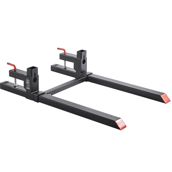 Klemgafler til pallegafler, 43 tommer, 2000 lb, stabilisatorstang