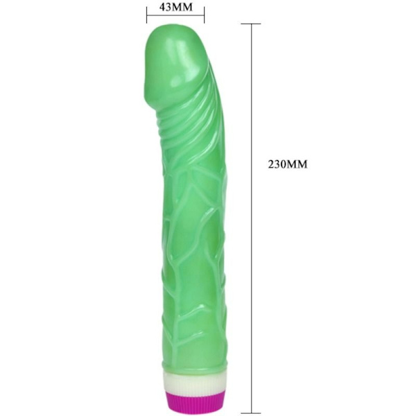 Baile - Waves Of Pleasure Vibrator 23 cm Vihreä