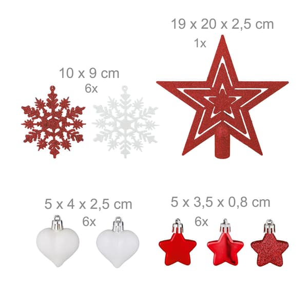 Julgranskulor i set om 101 st