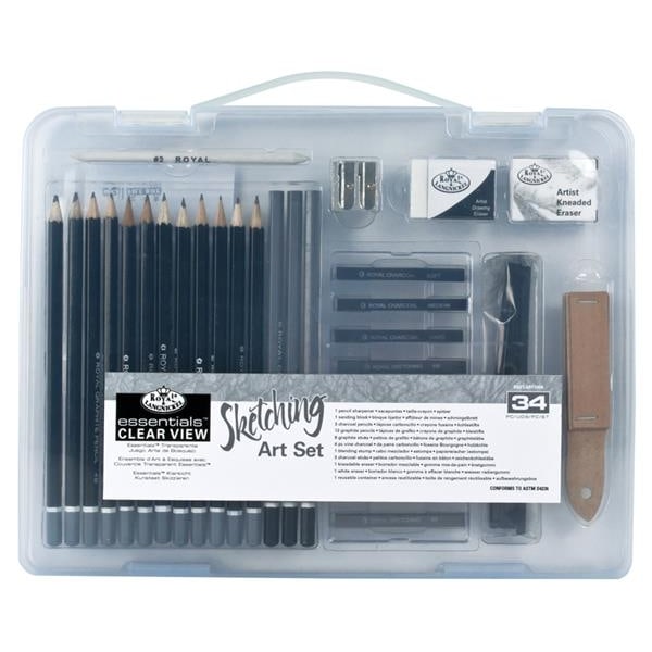 R&L Clear Case Skiss Set 3105 - 34 Pack