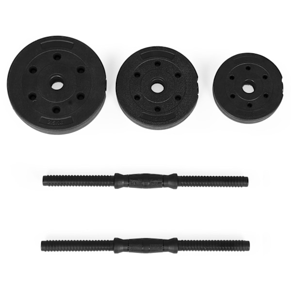Justerbara hantlar 2x15 kg Träningsset 30 kg