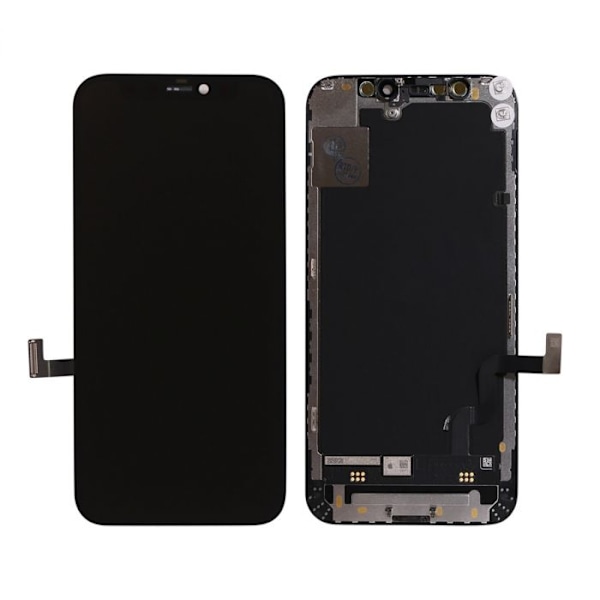 iPhone 12 & iPhone 12 Pro Glas med LCD Display - Sort