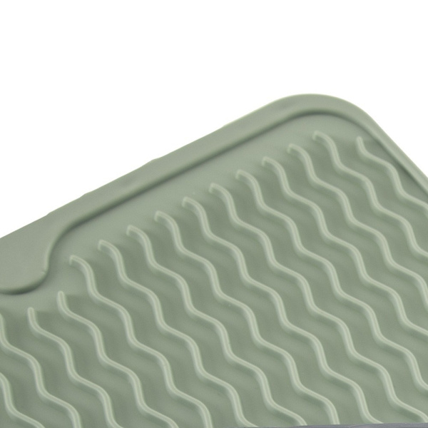 Mintunvihreä kuivausmatto profiloiduille astioille