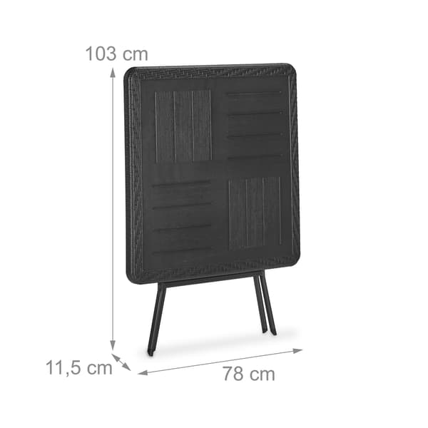 Trädgårdsbord i trälook