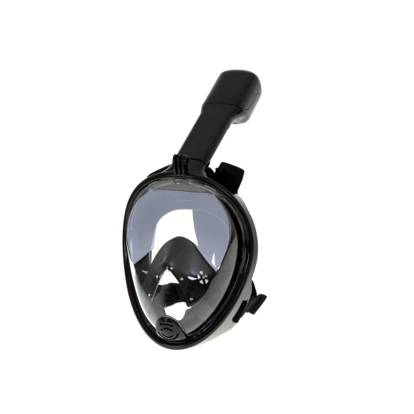 Fuld sammenfoldelig snorkelmaske L/XL sort