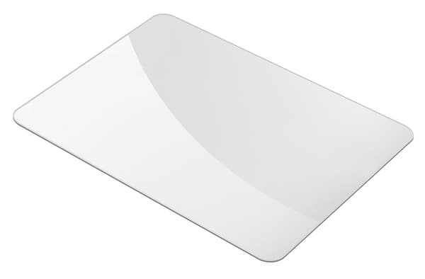 Gulvmåtte til stole, 125x205 cm, 0,7 mm polycarbonat