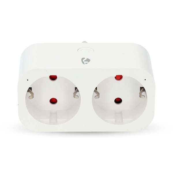 SmartLife Smart Plug | Wi-Fi | IP21 | Effektmåler | 3680 W | Type F (CEE 7/7) | 0 - 55 °C | Android™ / IOS | Hvid | 1 stk.