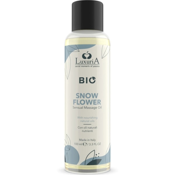 Intimateline Luxuria - Bio Snow Flower Massageolie 100 Ml