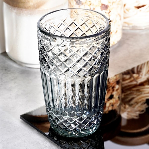 Sort glas 380 ml