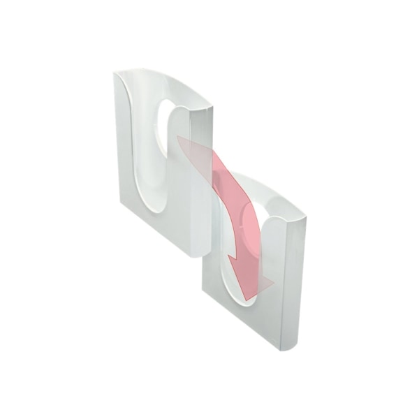 Folderholder Leitz, blank, A4, klar