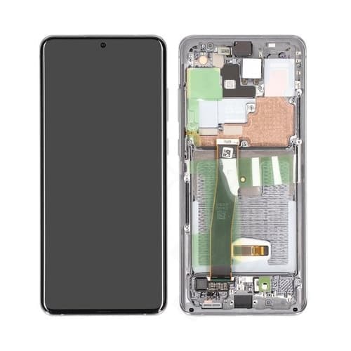 Galaxy S20 Ultra -näyttö harmaa (ei etukameraa)