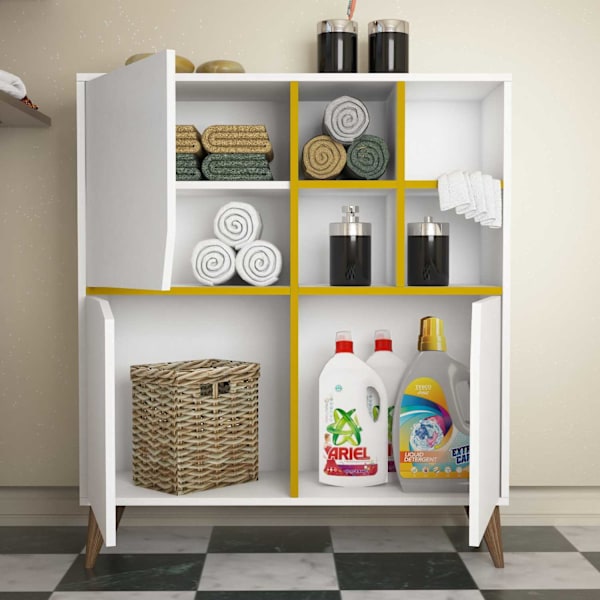 Multi Purpose Cabinet Pulse - Vit, Gul