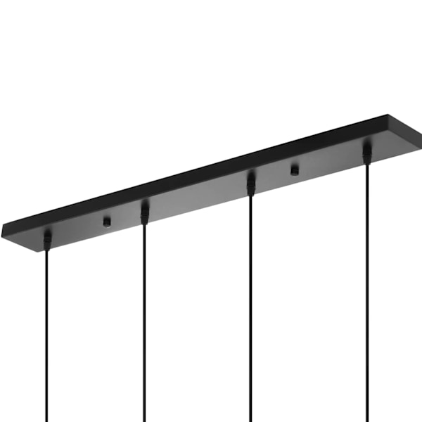Modern 4-punkts G9 taklampa - glaskulor i ram