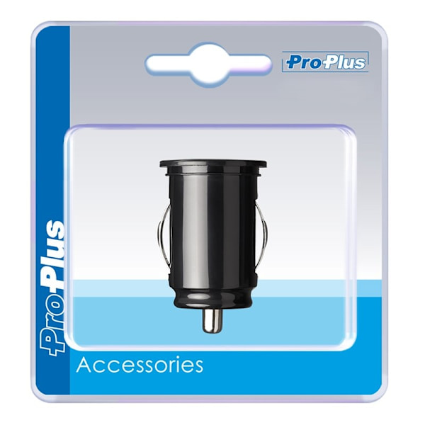 2-suuntainen USB-laturi mini tyyppi A 12V/24V 3100mA läpipainopakkauksessa