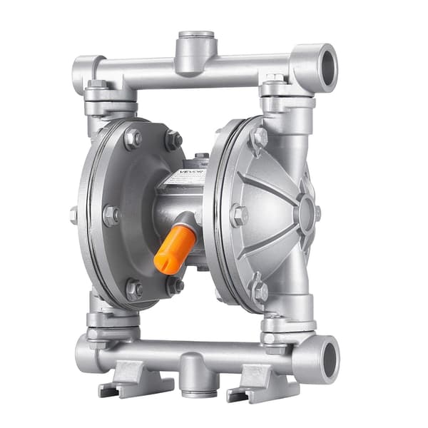 Luftdriven dubbelmembranpump, 25 l/min, aluminium