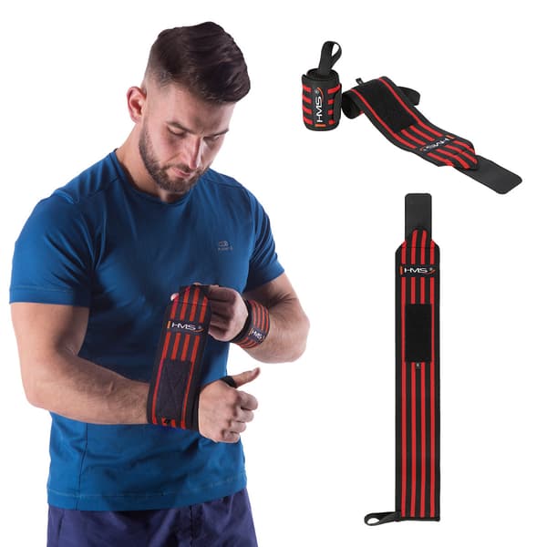 Red Wrist Wrap Set, 2 st – Stöd för tyngdlyftning