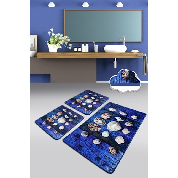 Bathmat Set (3 kpl) Seashell