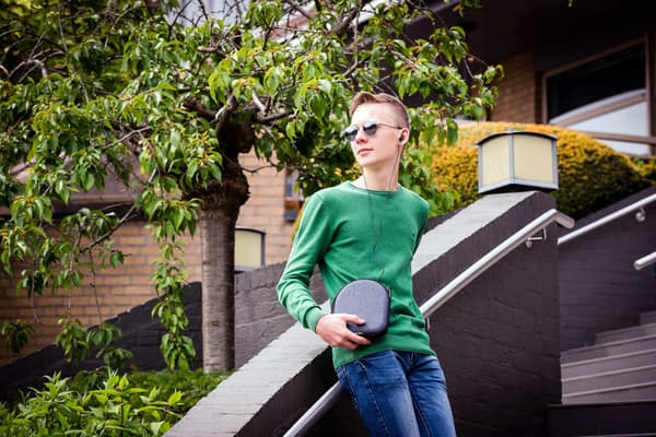 Powerbank-etui til Discman, 5000mAh, grå