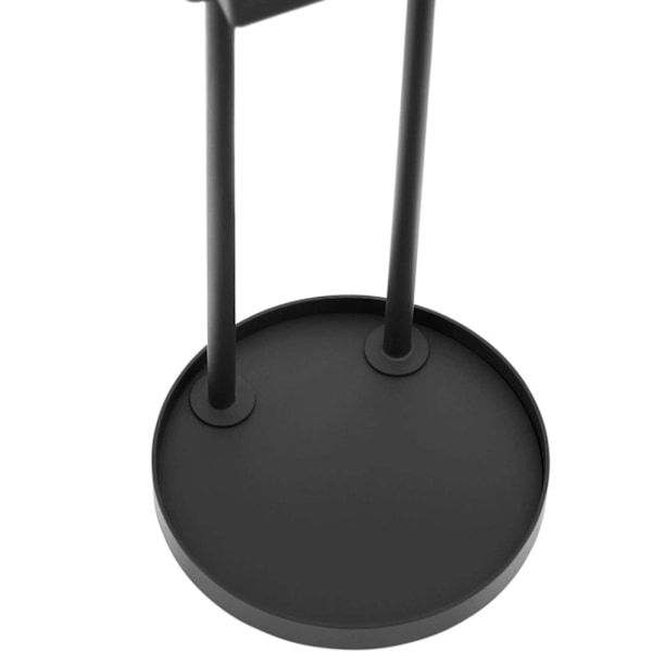 Stativ för toalettpapper - svart