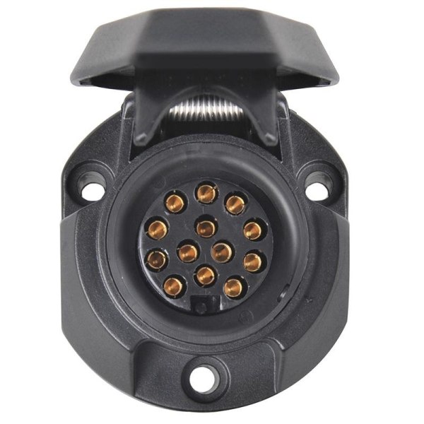 Sokkel 13-polet PVC Jaeger type + gummipakning