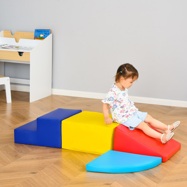 Soft Building Blocks Set Of 4 Foam Giant Building Blocks Rakennuslelut 12-36 Kk Monivärinen Tekonahka