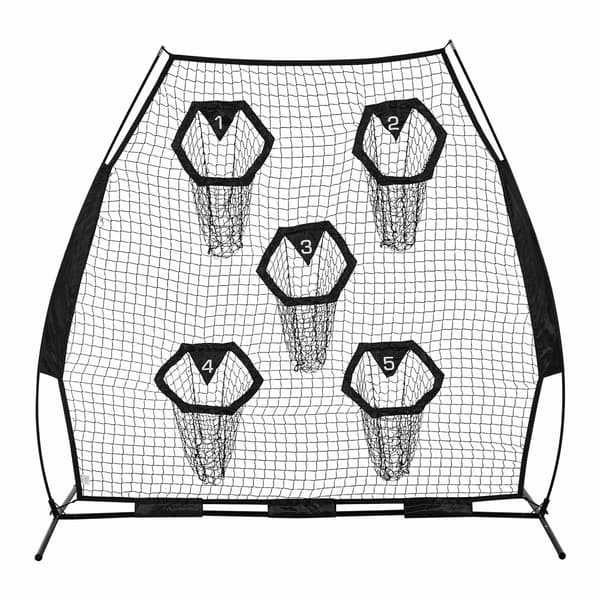 Fodboldkastnet 7x7 fod, 5 mållommer, bæretaske