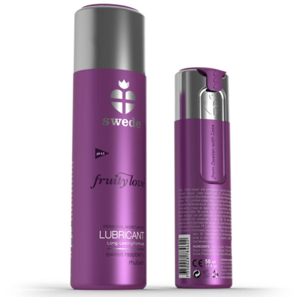 Swede - Fruity Love Lubricant Hindbær Rabarber 100 Ml
