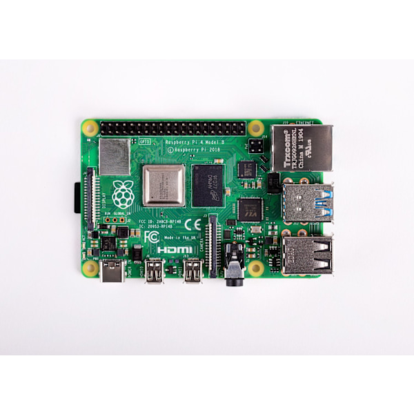 Raspberry Pi 4 modell B 4 GB - en dator med ett kretskort