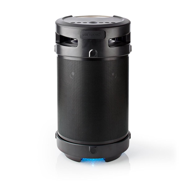 Bluetooth® Party Boombox | 3.5 timmar | 4.1 | 210 W | Uppspelning av media: AUX / USB | IPX5 | Synkroniseringsbar | Bärhandtag | Festljus | Silver / S Svart, Silver