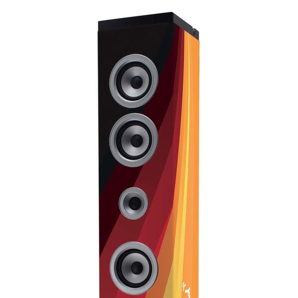 Bluetooth-tornhögtalare med FM-, USB-, SD- och AUX-ingångar