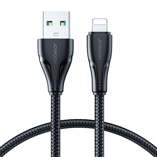 iPhone USB - Lightning-kaapeli 2.4A 0.25m musta