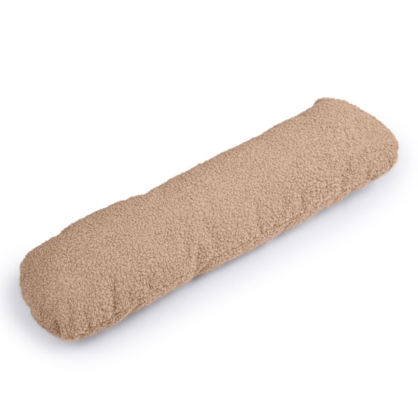 C-formet graviditetspude - Teddy kollektion - mørk beige