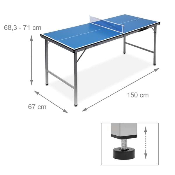 Fällbart bordtennisbord
