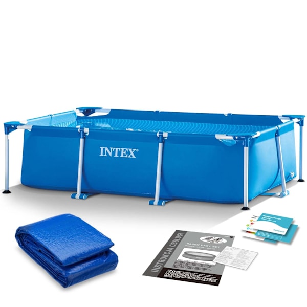 Stomme trädgårdspool 220 x 150 x 60 cm 2-i-1 INTEX 28270