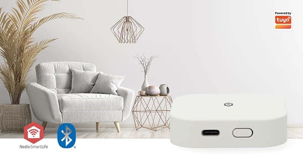 SmartLife Gateway | Bluetooth® / Zigbee 3.0 | 50 enheder | USB-drevet | Android™ / IOS | Hvid