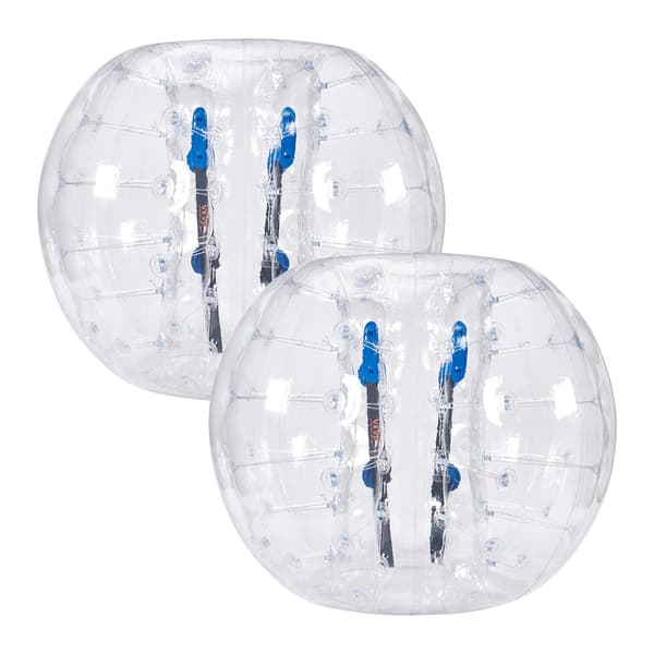 Uppblåsbara stötfångarbollar 2-pack, 1,2 meter PVC-kroppszorb