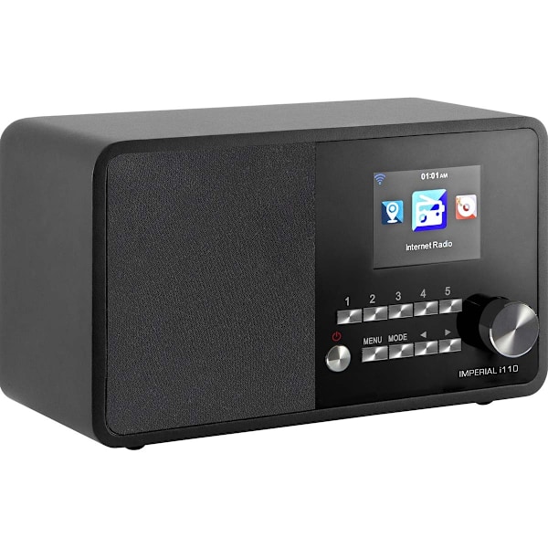 i110 WLAN internetradio med medieafspillerfunktion Sort