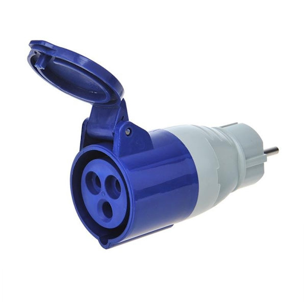 Adapter fra Schuko til CEE