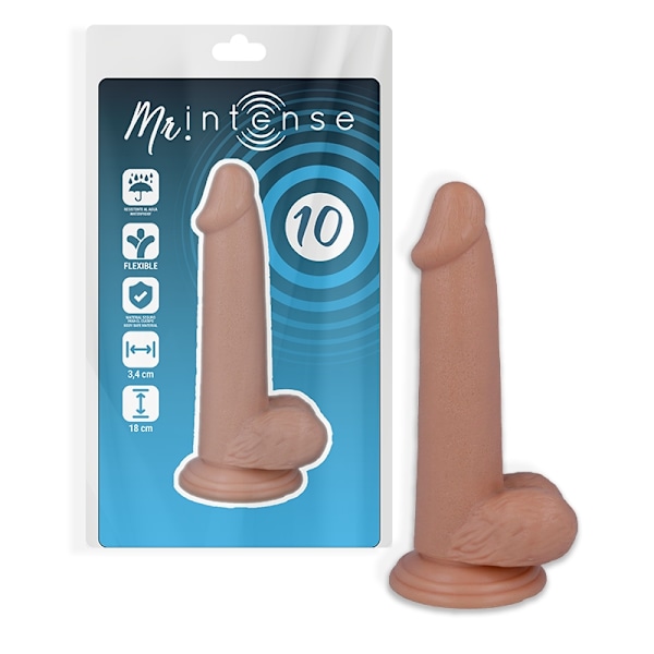 Mr Intense - 10 Realistisk Pik 18 Cm -O- 3,4 Cm