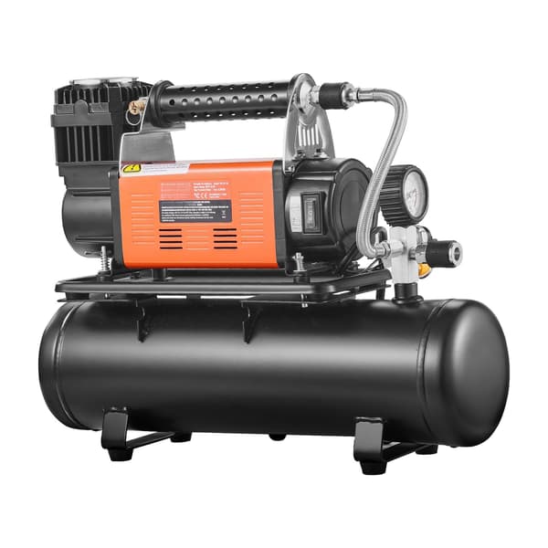 12V luftkompressor, 6L tank, 150 PSI, digital mätare