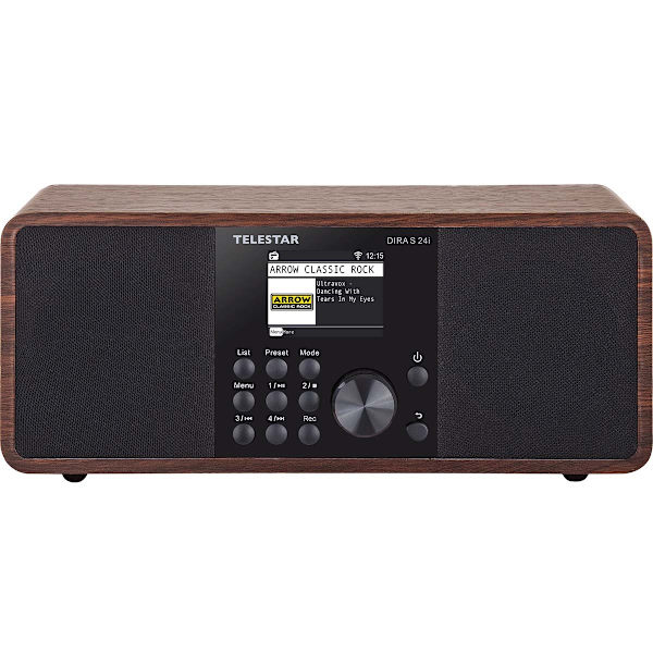 DIRA S 24i Multifunktionell stereoradio DAB+ / FM / Internet / Bluetooth Trä