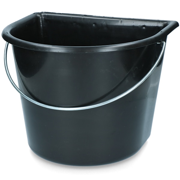 Tasapuolinen ämpäri 15 l musta