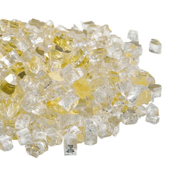 Eldstadsglas, guldreflekterande 1/2-tums, 10 lb