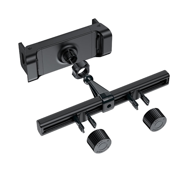 Auton niskatuen pidike puhelimelle ja tabletille 135-230mm leveä, musta