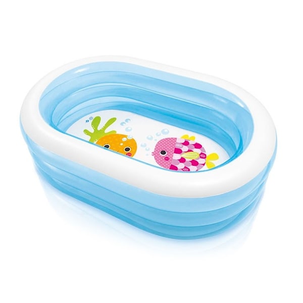 Oppustelig pool, oval 163 x 107 x 46 cm INTEX 57482