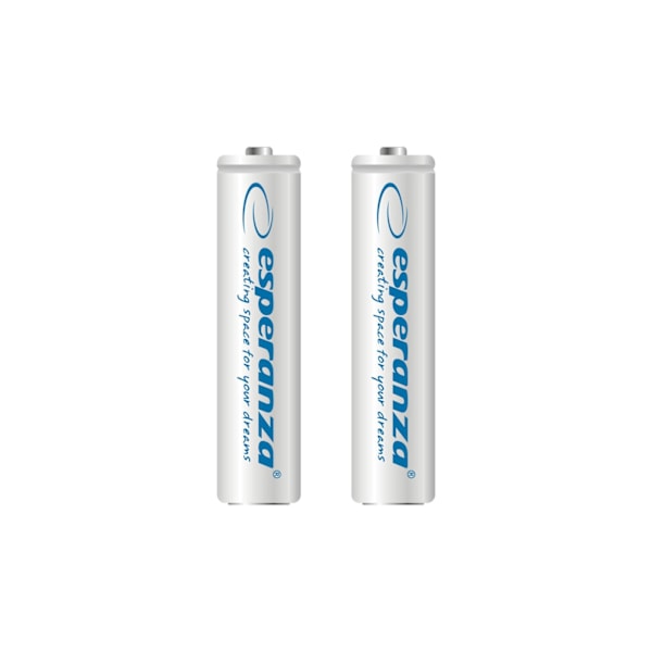Esperanza uppladdningsbara batterier Ni-Mh Aaa 1000Mah 2st. Vit