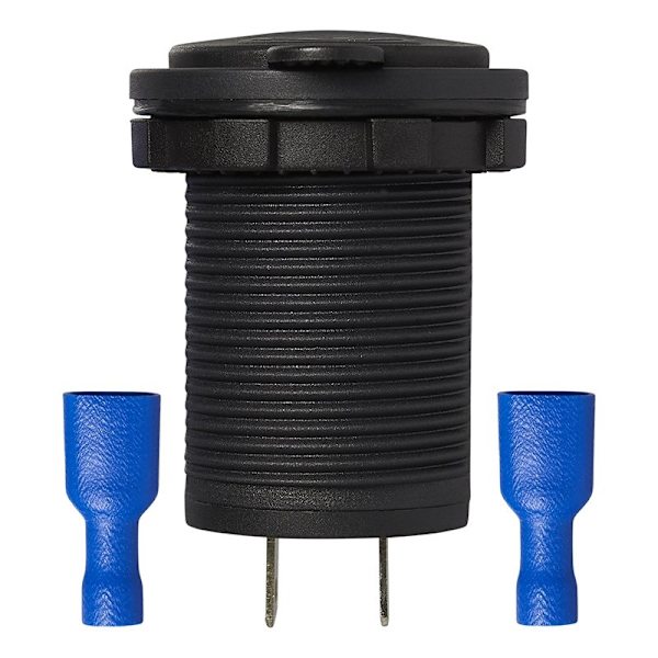 USB-portti kaksinkertainen uppoasennus tyyppi A 2x2100mA 12V/24V